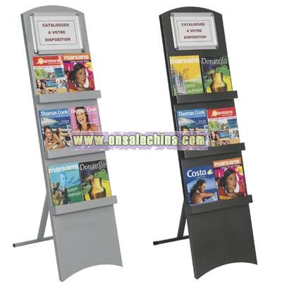 Display Stand wth Message Panel