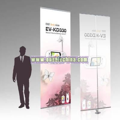 Large L Banner Stand