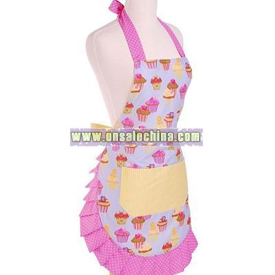 Women's Frosted Cupcake Apron