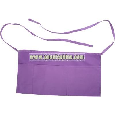 Waist apron purple 65 / 35 poly / cotton twill