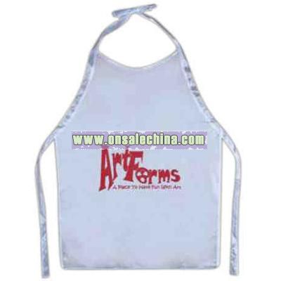 Transparent clear PVC kid's apron