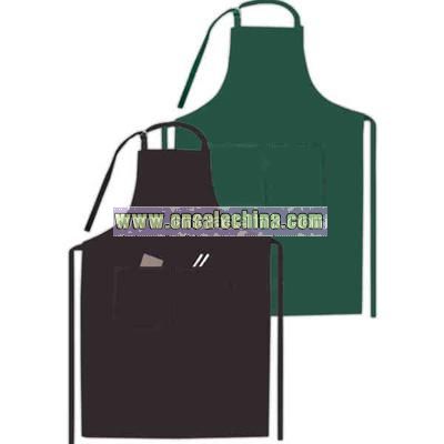Knee length polyester / cotton twill apron