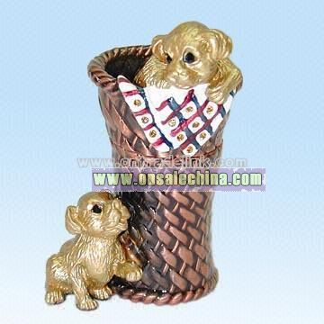Metal Decoration in Dogs Design