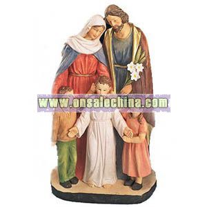 Resin Holy family and Nativity Sets