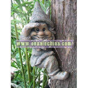 Polyresin Tree Gnome and Elf Gifts