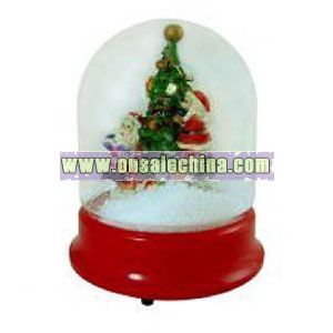 Christmas windmill snow globe