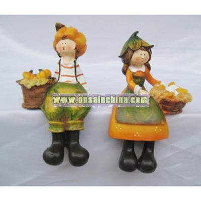 Polyresin Halloween/Harvest Figurine Crafts