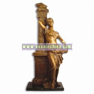 Bronze Statue with Exotic Beauty