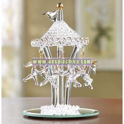 Spun-Glass Horse Carousel