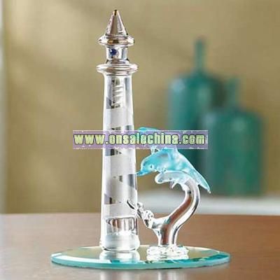 Glass Lighthouse and Dolphins