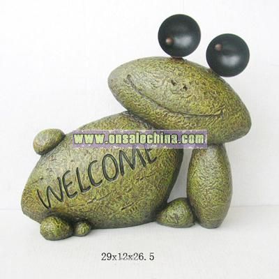 Polyresin Frog Figurine