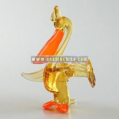 Pelican Glass Gigurine