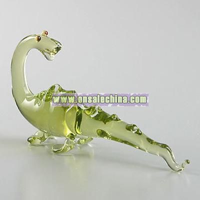 Dinosaur Glass Figurine