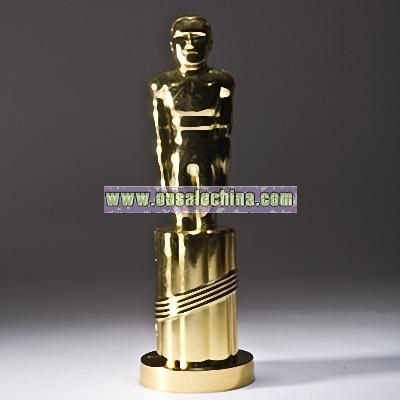 Gold Plate Statue