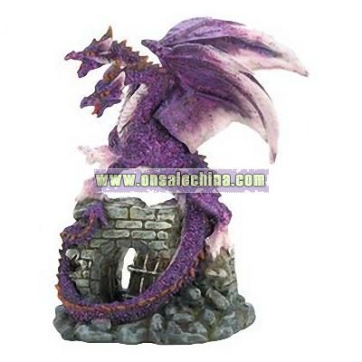 Amethyst Dragon Figurine