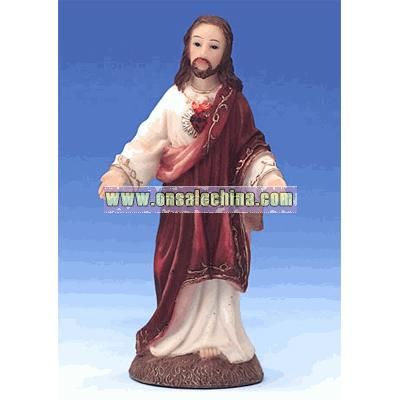 Sacred Heart of Jesus Florentine Statue (4 inch)