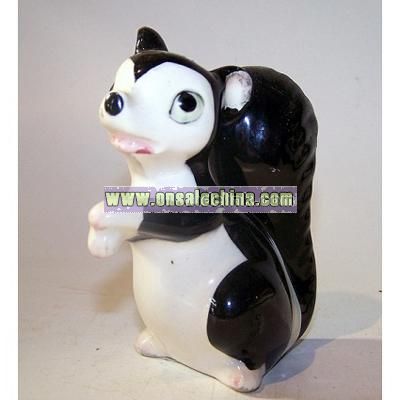 Skunk Figurine, Porcelain