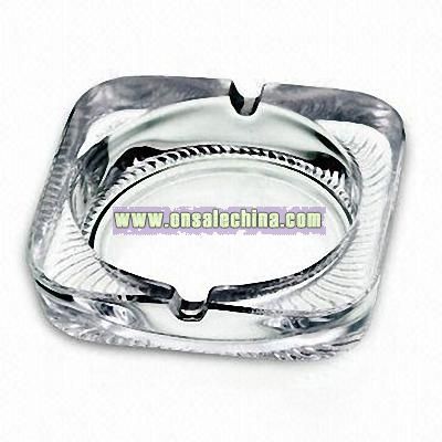 Crystal Ashtray in Square Shape