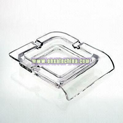 Glass Ashtray with Brand for Promotional Item