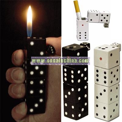 Lucky Gamblers Dice Lighter with Built in Pocket Ashtray