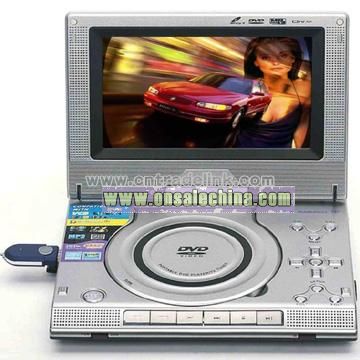 Portable DVD Player with 7 inch Screen and TV