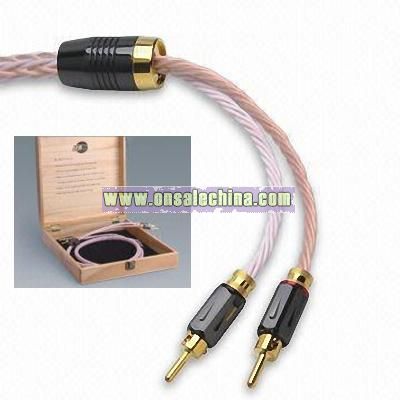 Hign-end Hi-fi Cable with Locking Type Terminal
