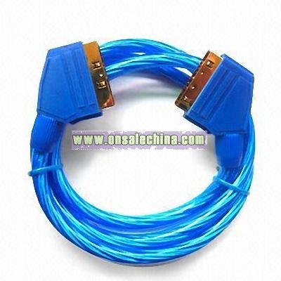 SCART 21P to SCART 21P Cable