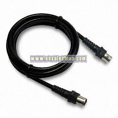 RG59 Audio/Video Quick F Plug to Quick F Plug Cable