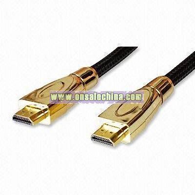 Golden HDMI 19 PIN M/HDMI 19 PIN M Cable
