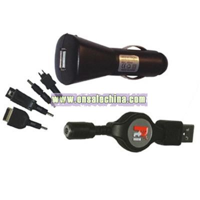2 in 1 USB/Car Mobile Charger