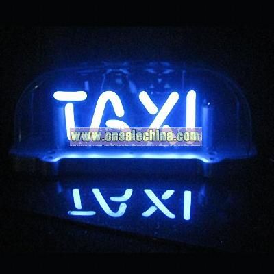 Neon Taxi Light