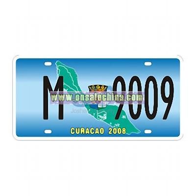 Curacao License Plate