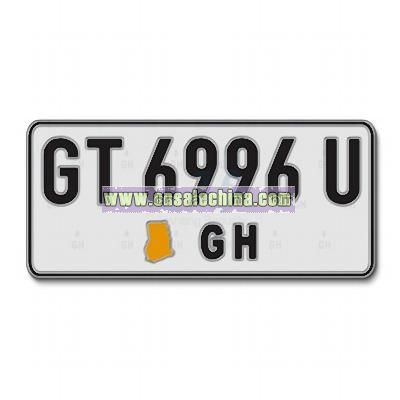 BF Number Plate