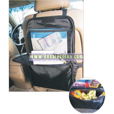 Car Back Seat Organizer with Cooler