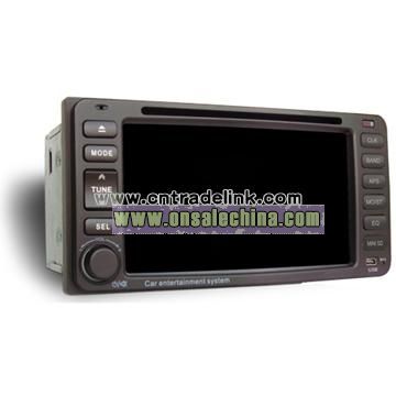 6.5-inch 2din Car DVD Player with Bluetooth, GPS, RDS, Dual-Zone, Steering Wheel Control for TOYOTA VIOS