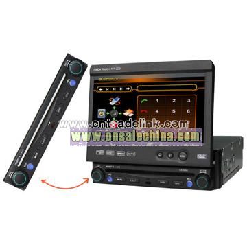 1 Din 7inch Indash All in One Car DVD Player with GPS and Detachable Panel