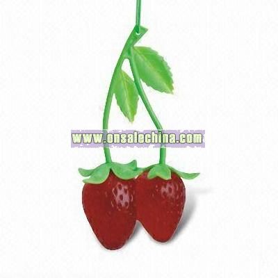 Gel Air Freshener with Strawberry Shape