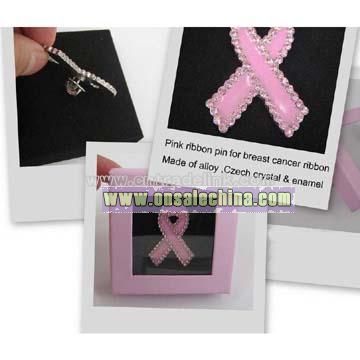 Pink Ribbon Pins