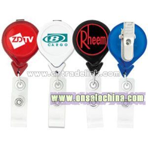 Badge Holder With Clear Clip