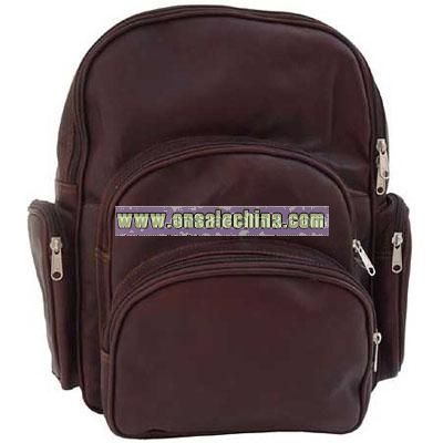 Leather Goods Expandable Backpack