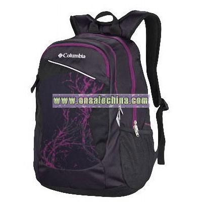 Columbia Collegiate Cyberpack Backpack - Dark Plum / Malibu