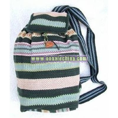 Fair Trade Hand Woven Backpack