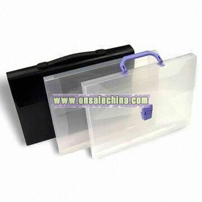Plastic File folders and Briefcases
