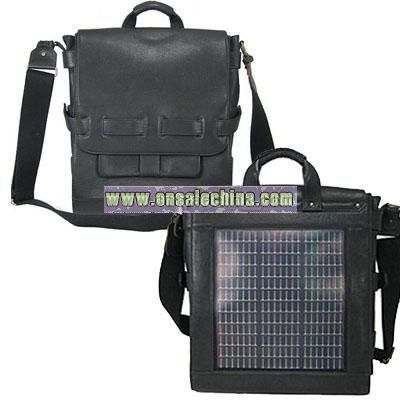 Noon Solar Logan Black Shoulder Bag