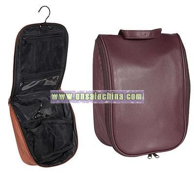 Royce Leather Toiletry Bag w/Removable Pouch
