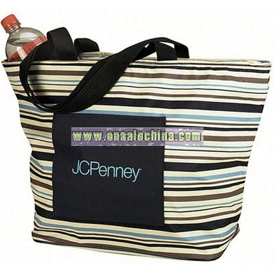 Tote Bag - Striped Insulated