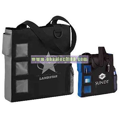 Square Tote Bag With Open Main Compartment
