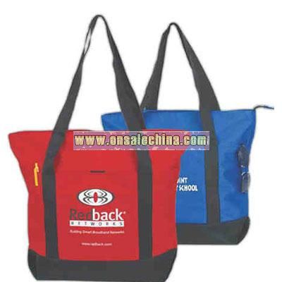 Promotional Polyester Two Tone Boat Tote Bag