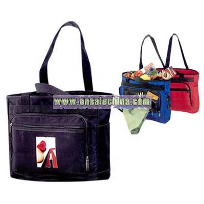 Polyester Canvas Downtown Tote Bag