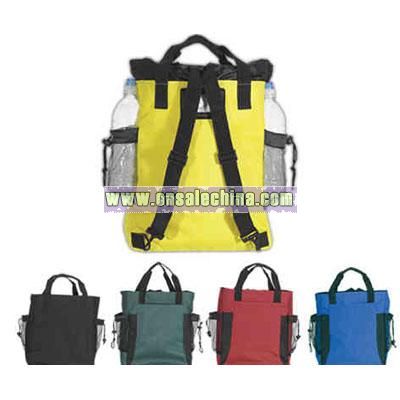 Promotional Dual - Tote Bag Or Use As A Backpack